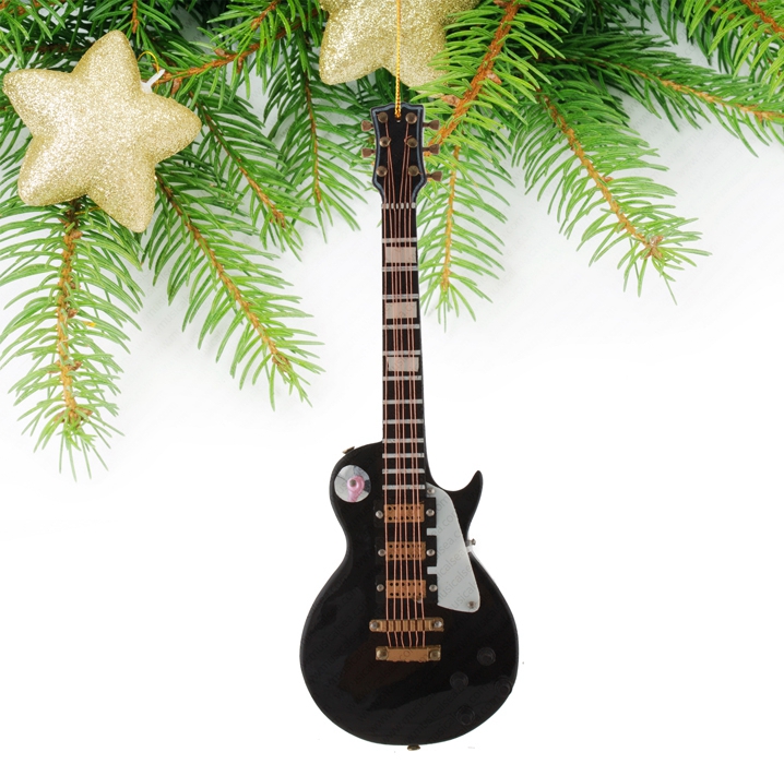 Miniature Black Guitar-TEG13